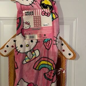 Hello Kitty Pink Silk Touch Throw